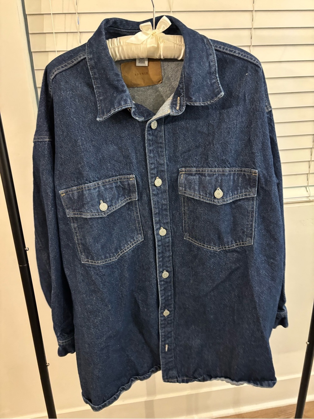 Women's Dark Blue Denim Jean Jacket - (Brand)